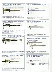 Ölçüm aletleri katalog sayfası 1