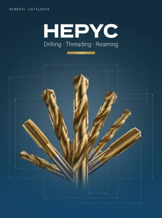 Hepyc Genel Katalog kapağı — delme, diş çekme, rayba